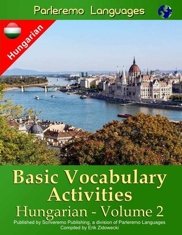 Parleremo Languages Basic Vocabulary Activities Hungarian - Volume 2