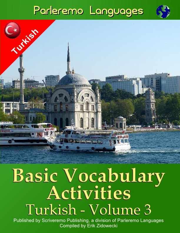 Parleremo Languages Basic Vocabulary Activities Turkish - Volume 3